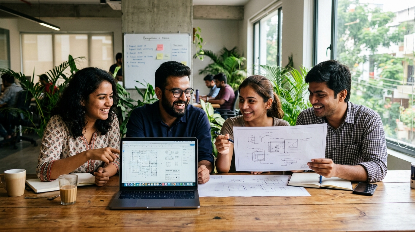 DigAI engineering and product team collaborating in Bengaluru